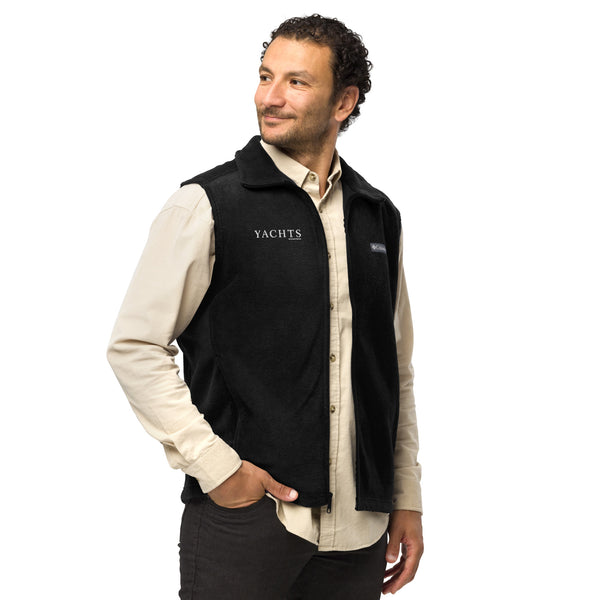 Yachts International Men’s Black Columbia Fleece Vest